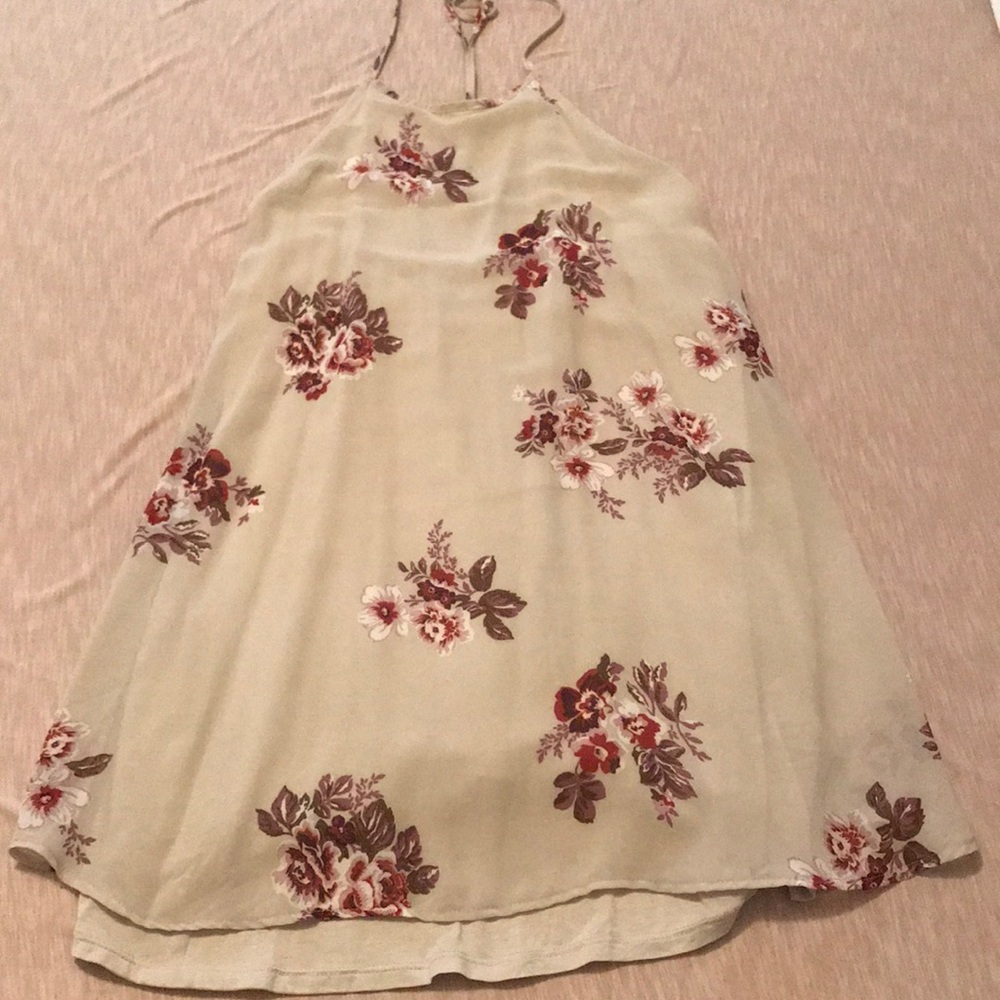 Halter mini dress